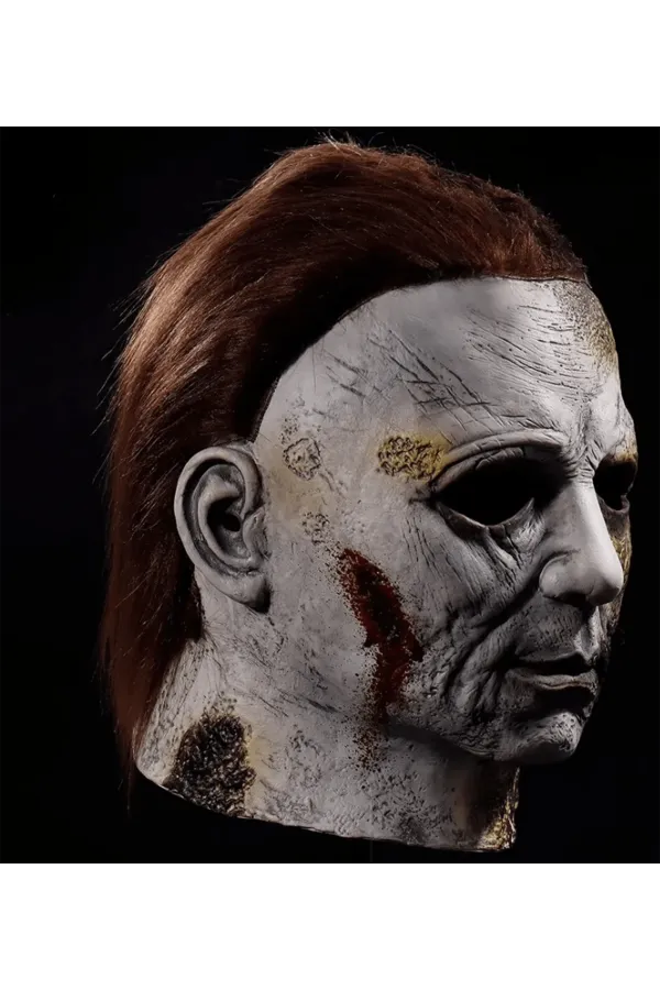 Michael Myers Lateks Maske - Michael Myers Et Maske Kafaya Tam Geçmeli