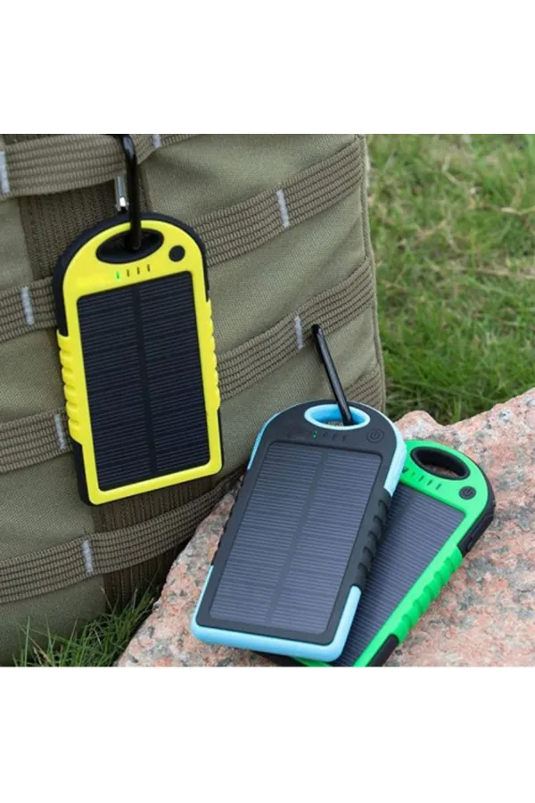 Güneş Enerjili Solar Powerbank 10000 Mah