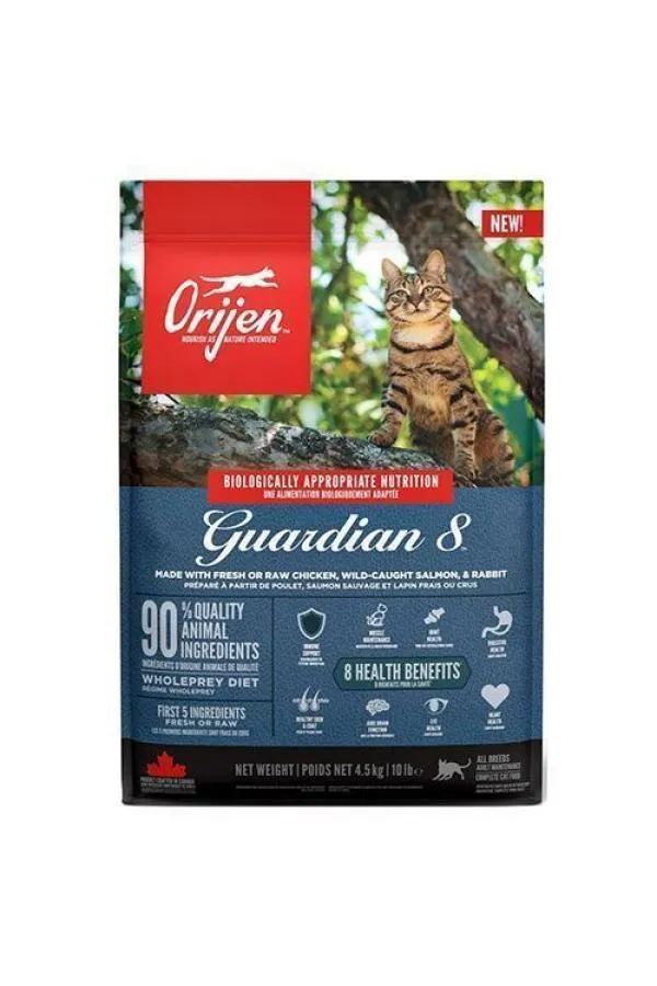 Orijen Guardian 8 Yetişkin Kedi Maması 4.5Kg - Lisinya