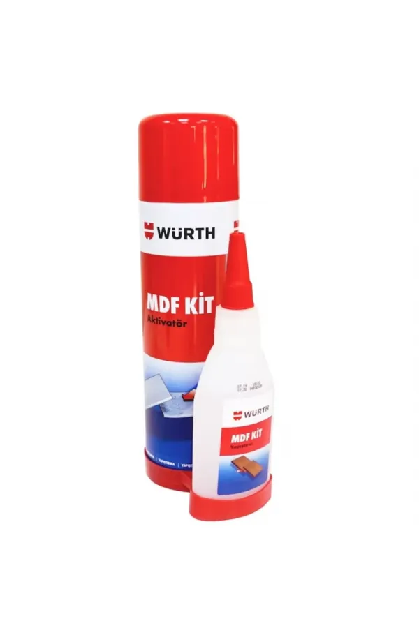 WÜRTH MDF KİT AKTİVATÖR HIZLI YAPIŞTIRICI 100 ML + 500 ML (Lisinya)