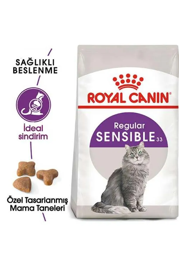 Royal Canin Sensible 33 Hassas Yetişkin Kedi Maması 2 Kg - Lisinya