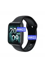 Hw22 Pd-a6 Smart Watch Dokunmatik Bluetooth Nabız Ölçme Sporcu Özellikli 1.75 Inç Akıllı Saat (siyah)