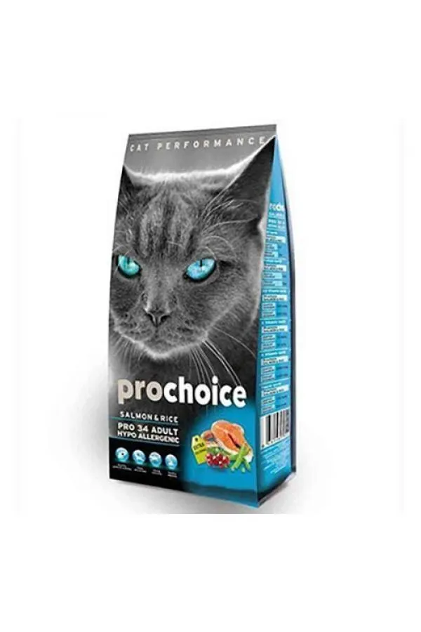 Pro Choice Pro 34 Adult Salmon Somonlu Yetişkin Kedi Maması 2 Kg - Lisinya