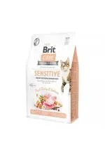 Brit Care Hipoalerjenik Sensitive Hindi ve Somonlu Tahılsız Hassas Kedi Maması 7 Kg - Lisinya