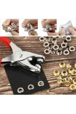 Metal 200 pcs Çıtçıt ve Pense Seti Makinesi  Bebek Elbise Çıtçıt Montaj Seti