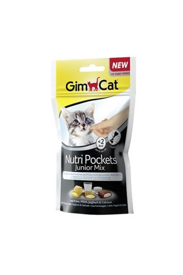 GimCat Nutripockets Mix Yavru Kedi Ödülü 60 gr - Lisinya