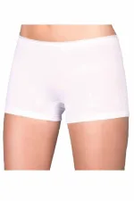 Likralı Süprem Bayan Boxer Short Beyaz 2100B - Lisinya