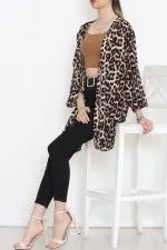 Desenli Kimono Leopar - 1658.1095.