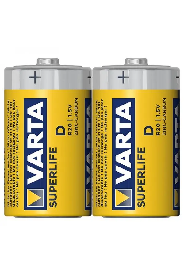 Varta Superlife Çinko Büyük D Boy Pil 24lü Paket