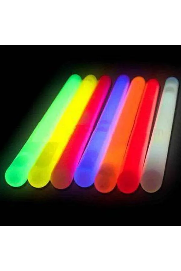 Karanlıkta Parlayan Fosforlu Glow Stick Kalın Çubuk 30 cm 1 Adet