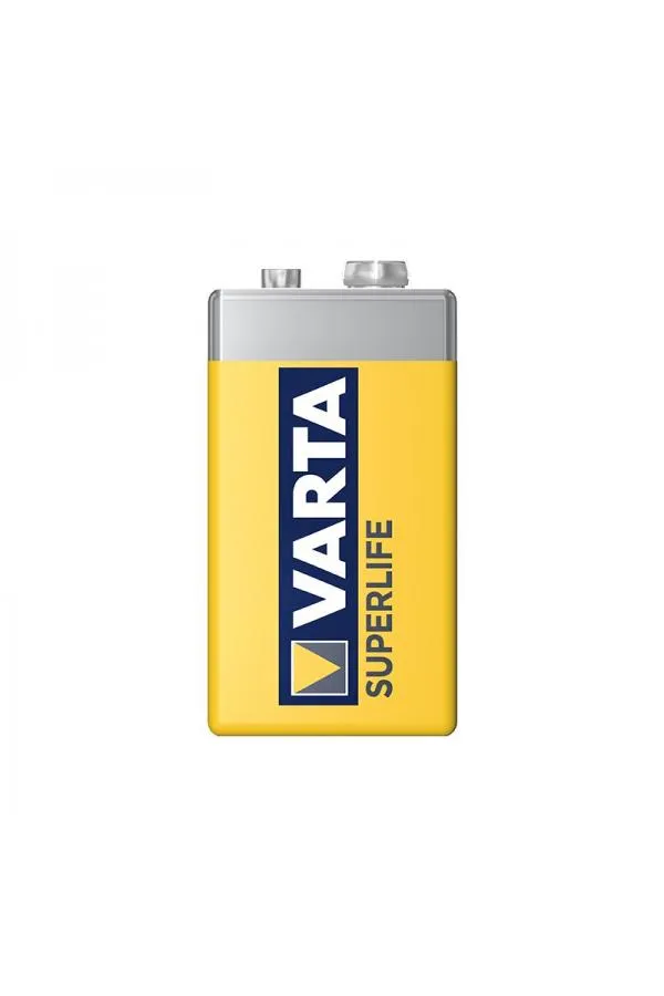 Varta Superlife Çinko 9 Volt Pil 12li Paket