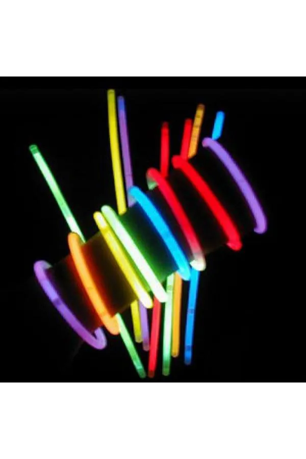 Glow Fosforlu Neon Bileklik 50 Adet