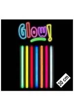 Karanlıkta Parlayan Fosforlu Glow Stick Kalın Çubuk 30 cm 1 Adet