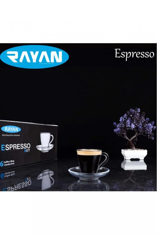 Rayan 6lı Espresso Bardak Seti