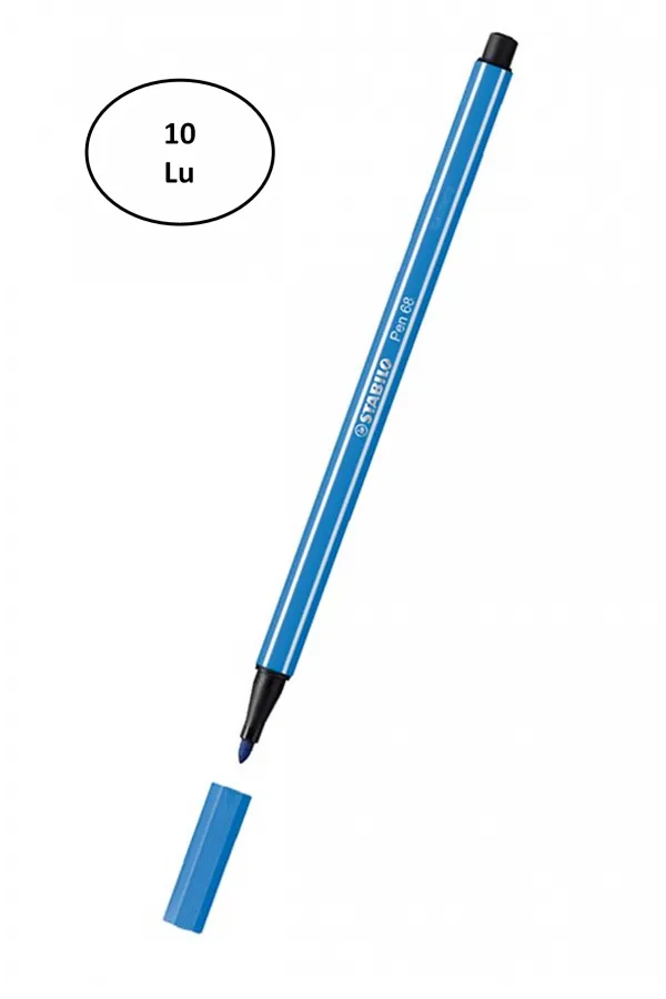 Umut Stabilo Pen 68 Mavi 68/41 10lu