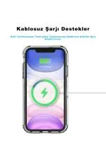 Iphone 12 Pro Max Kılıf Kamera Lens Korumalı Magsafe Destekli Şeffaf Darbe Emici Sert Kapak