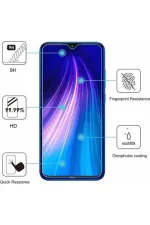 Xiaomi Redmi Note 8 Pro Uyumlu Premium Ekran Koruyucu 9h Sert Temperli Kırılmaz Cam Koruma Şeffaf