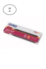 Gıpta Fineliner Ince Keçe Uçlu Kalem 0,4 Mm Karton Kutu Üçgen Lacivert (12 Li Paket)