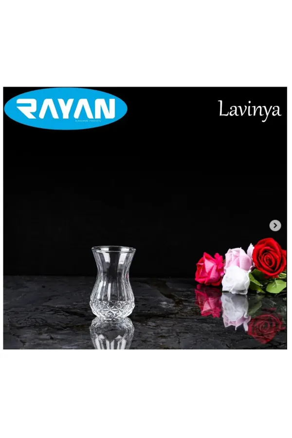 Lavinya 6lı Kesme Çay Bardağı Royaleks-82632