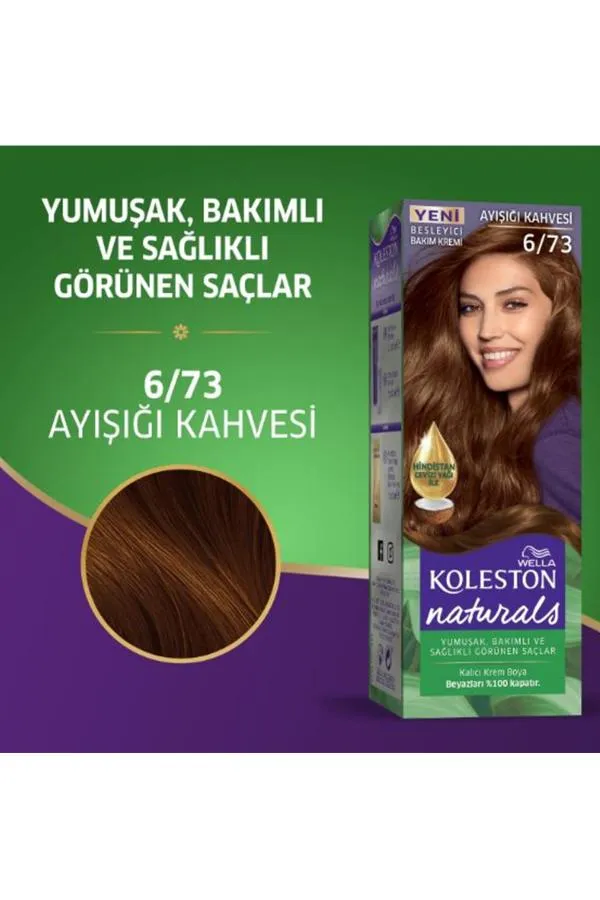 Naturals Saç Boyası Ayışığı Kahvesi 6/73 2x Paket