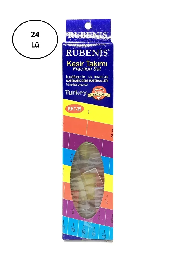 Rubenis Rubenıs Rkt-39 Plastik Kesir Takımı 24lü