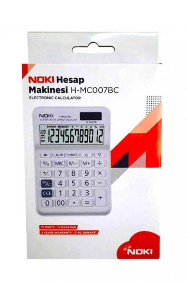 Noki H-MC007BC 12 Haneli Hesap Makinesi