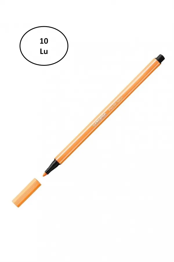 Umut Stabilo Pen 68 Florasan Orange 68/054 10lu