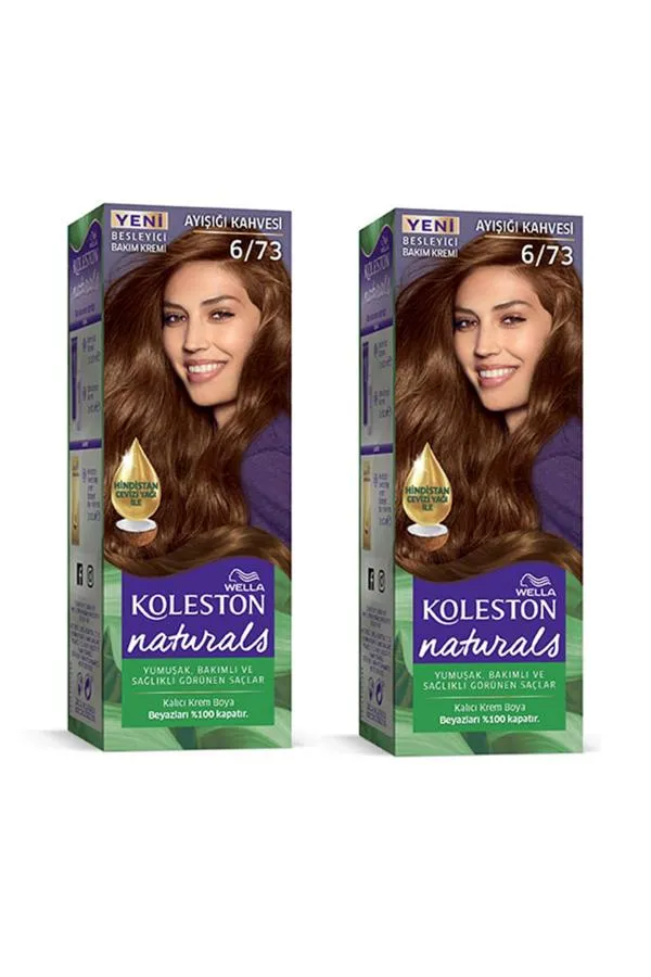 Naturals Saç Boyası Ayışığı Kahvesi 6/73 2x Paket