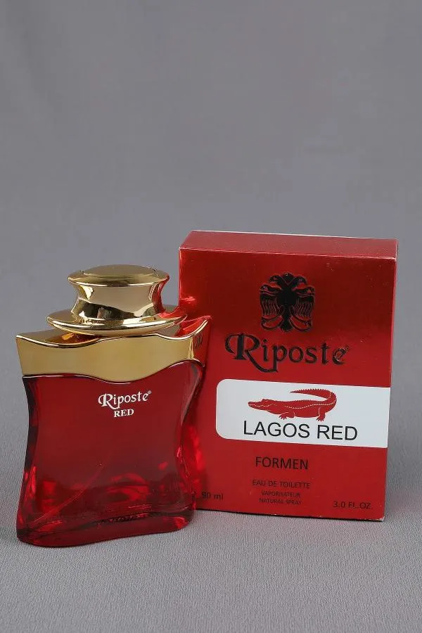 Riposte 24 Saat Etkili Erkek Parfüm - Lagoss Red - For Men 90 Ml