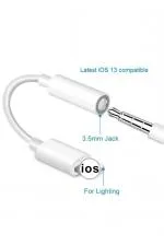 İphone Uyumlu Kablolu Kulaklık Çevirici Adaptör Lightning To Headphone Jack Dönüştürücü