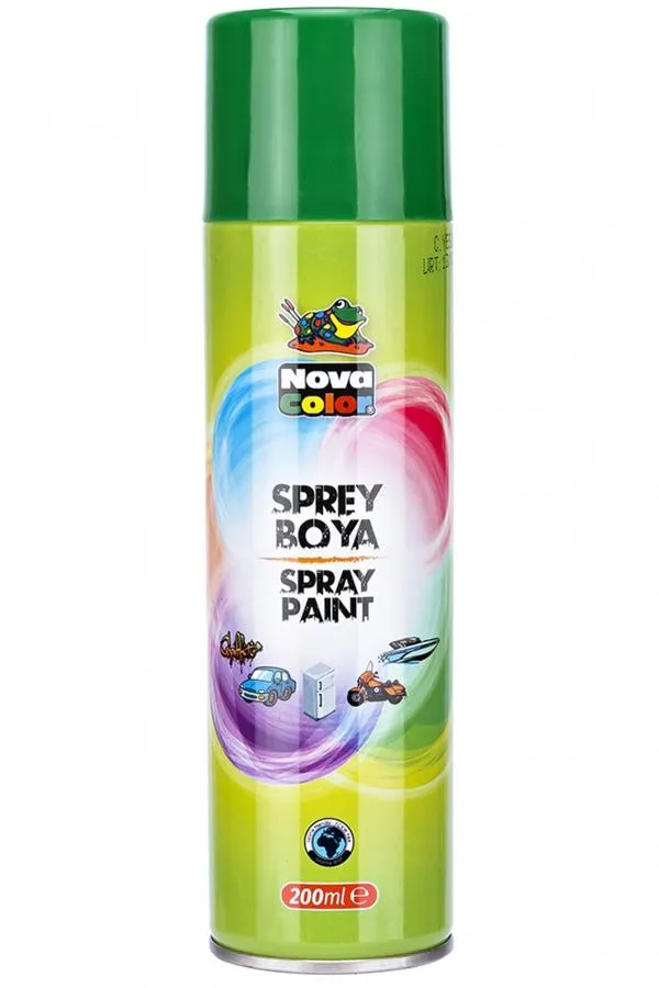 Nova Color Sprey Boya 200 Ml Yeşil