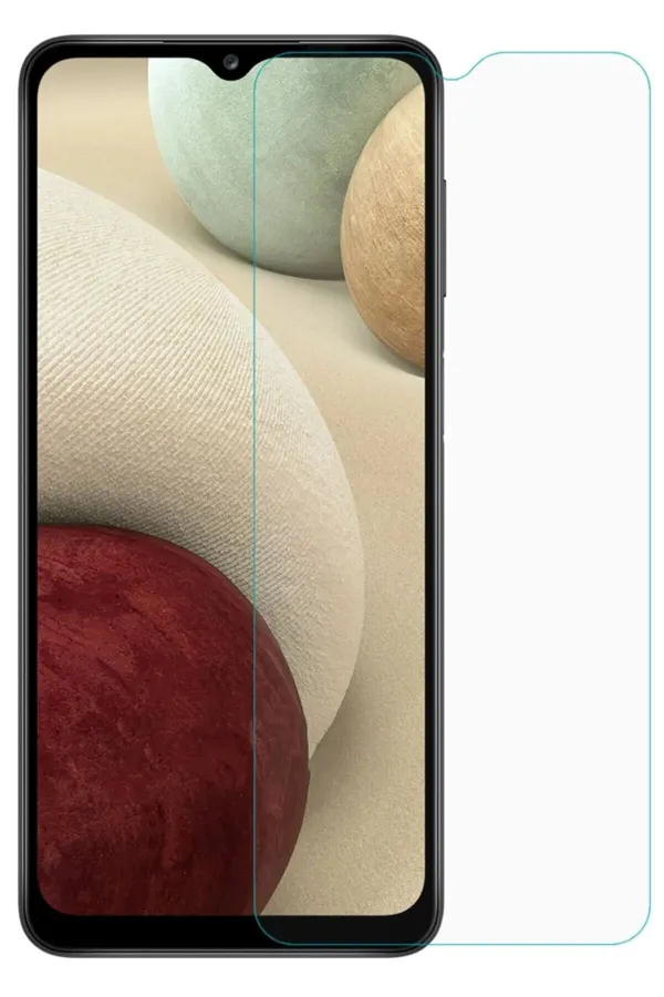 Samsung Galaxy A02 Uyumlu Premium Ekran Koruyucu 9h Sert Temperli Kırılmaz Cam Koruma Şeffaf