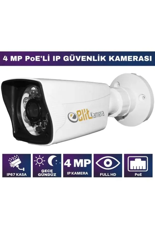 4 MP IP Bullet Kamera 3.6 mm 5 MP Sony Lens POELi