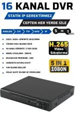 10 Kameralı 5mp Sony Lensli Full HD 1080P Güvenlik Kamera Seti 500 GB Hard disk