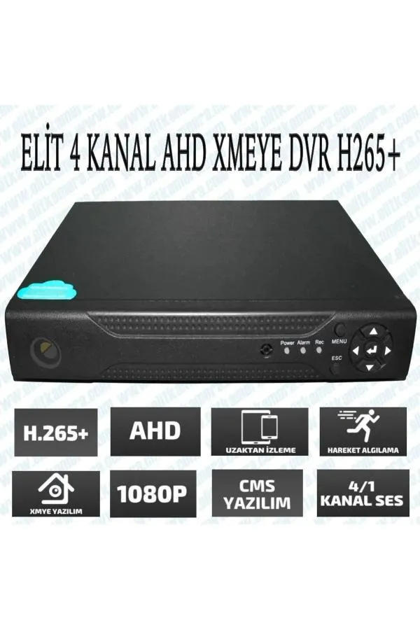 4 Kanal Ahd Dvr 1080N Xmeye Hibrit Kayıt Cihazı