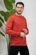 Uzun Kollu Bisiklet Yaka Sweatshirtt