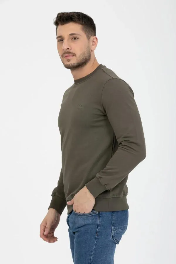 3 Iplik Diagonel Uzun Kollu Sweatshirt