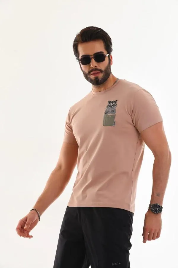 Rakun Nakışlı T-Shirt