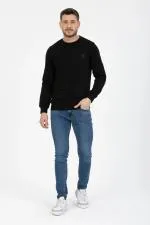 3 İplik Diagonel Uzun Kollu Sweatshirt