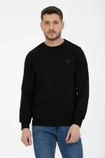 3 İplik Diagonel Uzun Kollu Sweatshirt