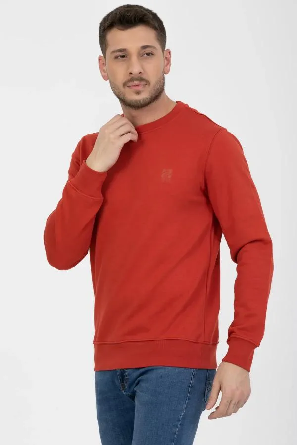 3 İplik Diagonel Uzun Kollu Sweatshirt