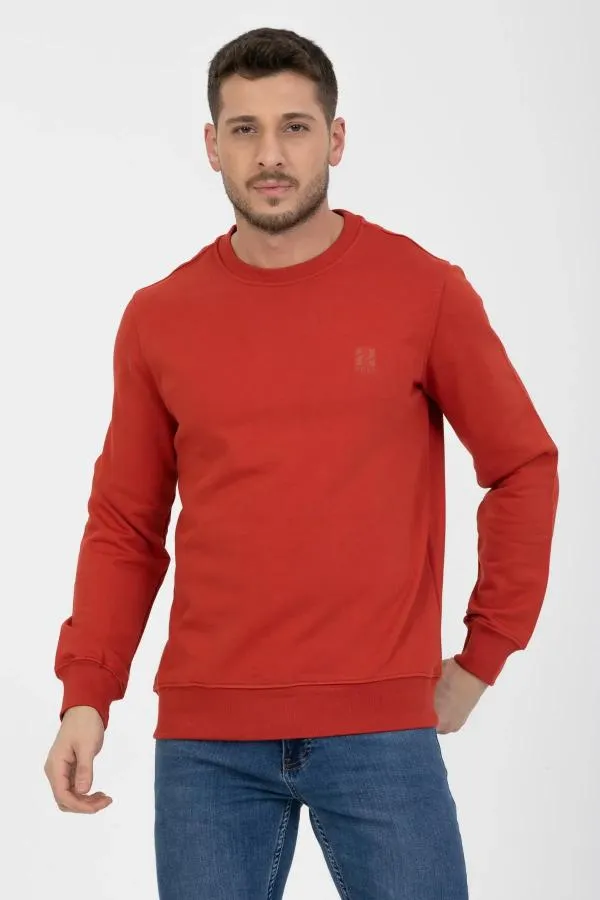 3 İplik Diagonel Uzun Kollu Sweatshirt