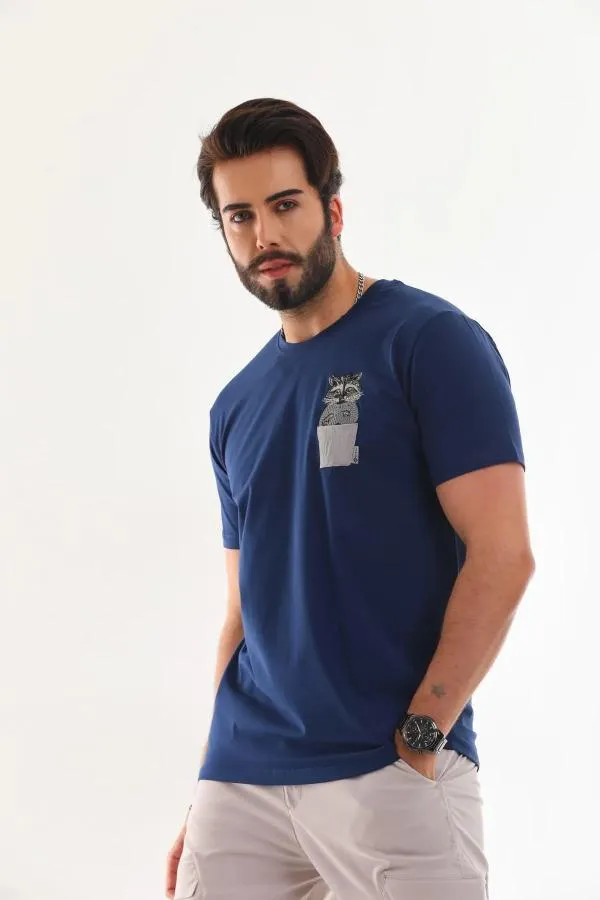 Rakun Nakışlı T-Shirt