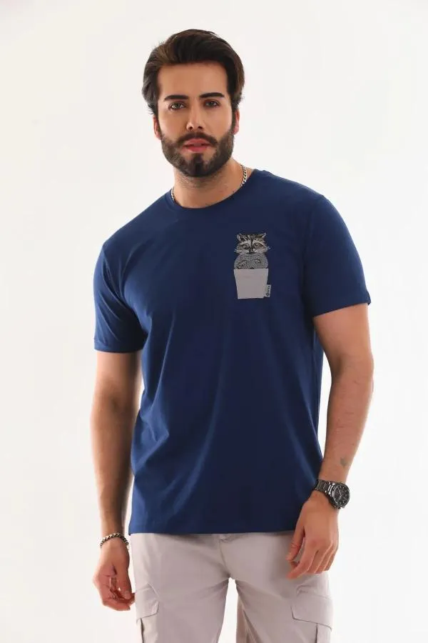 Rakun Nakışlı T-Shirt