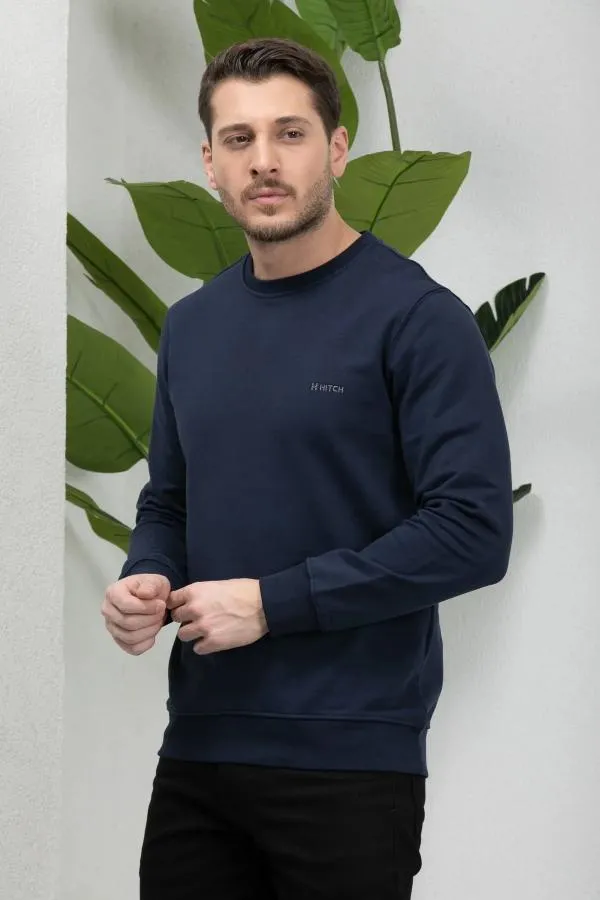 Uzun Kollu Bisiklet Yaka Sweatshirt