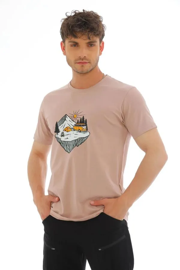 Araba Baskılı T-Shirt