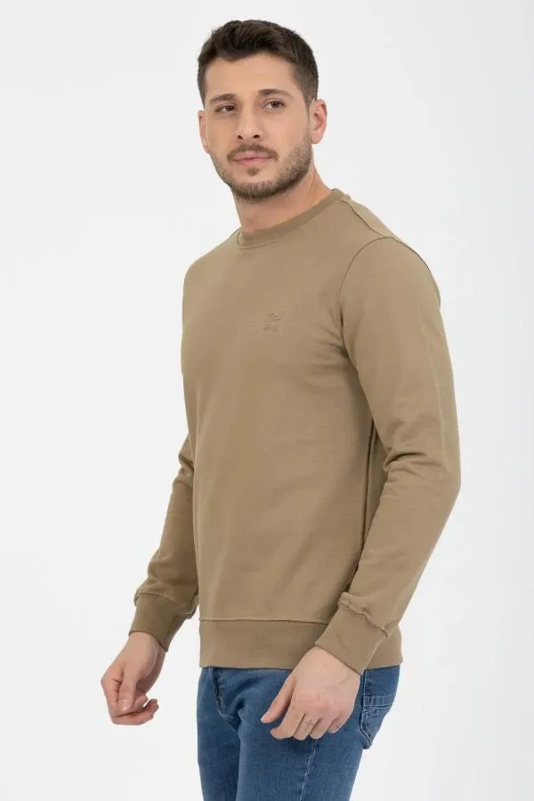 3 Iplik Diagonel Uzun Kollu Sweatshirt