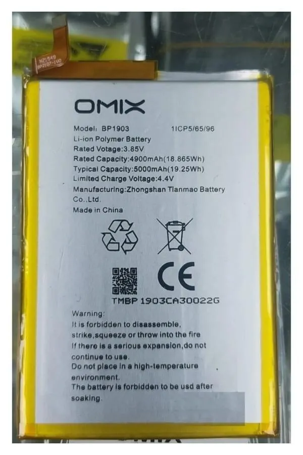 Omix X700 Batarya Pil Bp1903 5000 Mah