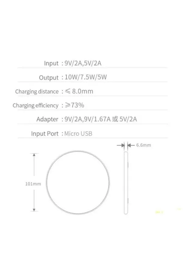 İOS ve ANDROİD tüm Cihazlarla uyumlu 10 Watt Kablosuz Wİreless Şarj Aleti ped