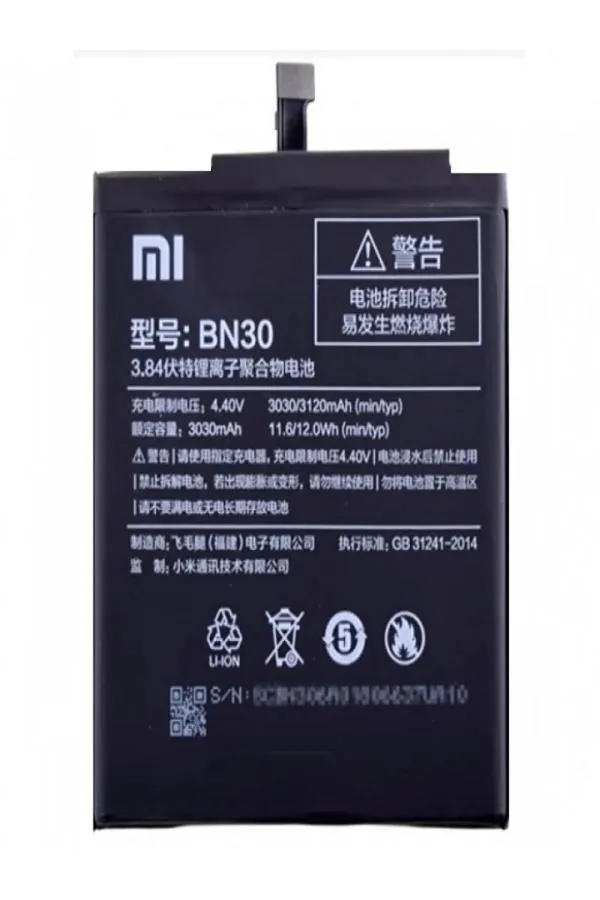 Xiaomi Redmi 4A (BN30) Uyumlu Batarya Pil 3030 mAh